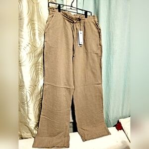 UGG Women's Wide Leg Tan Pants